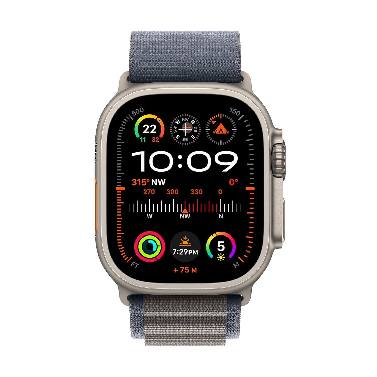 Watch Pro 2 GPS Cellular 49mm Smartwatch Blue Shape Ocean Band - HEADPHONES FACTORY