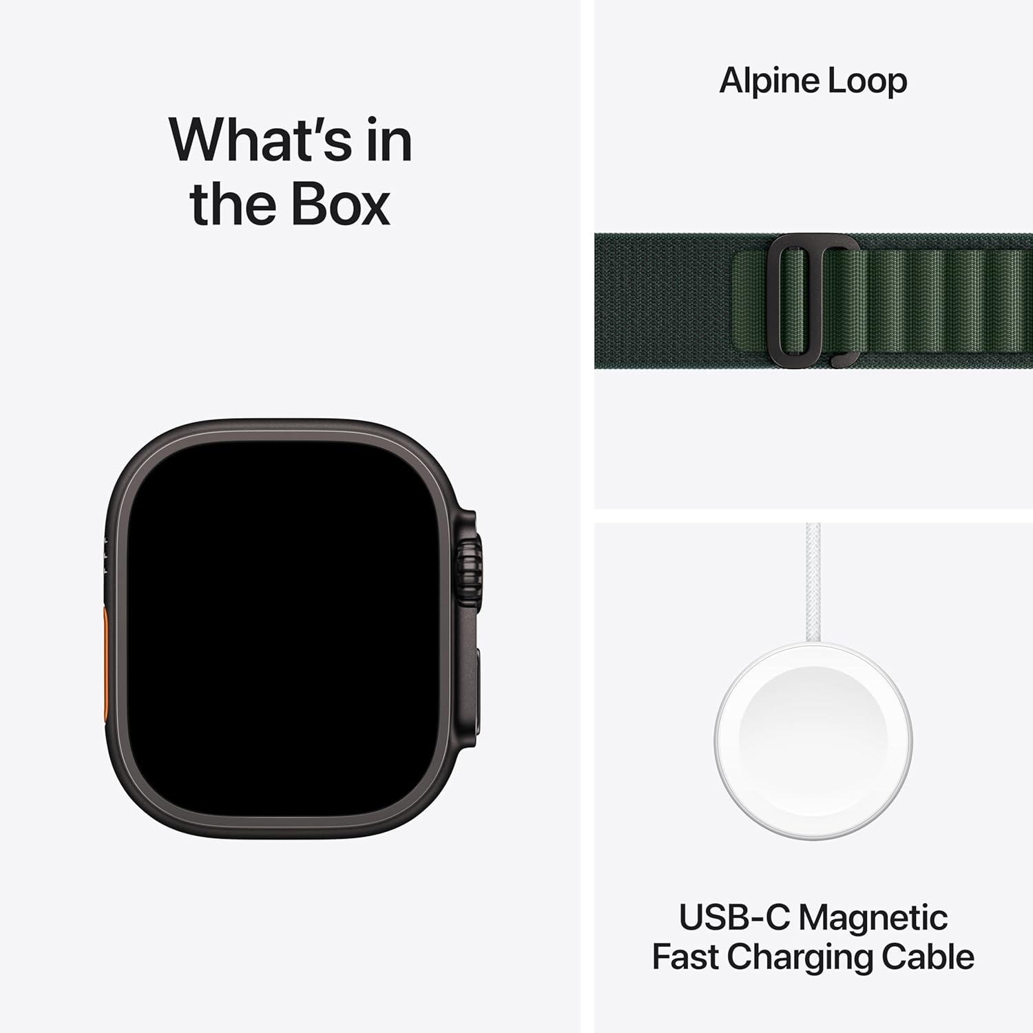 PRO ULTRA-2 GPS Cellular 49mm Smartwatch, Sports Watch with Natural Titanium Case with Dark Green Alpine Loop- M/L. Fitness Tracker, Precision GPS, Action Button