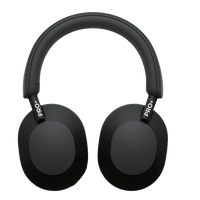 PRO PLUS A1 Best Active Noise Cancelling Wireless Bluetooth Over Ear Headphones with Mic for Clear Calling, up to 40 Hours Battery - BLACK