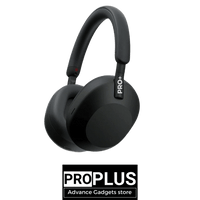 PRO PLUS A1 Best Active Noise Cancelling Wireless Bluetooth Over Ear Headphones with Mic for Clear Calling, up to 40 Hours Battery - BLACK