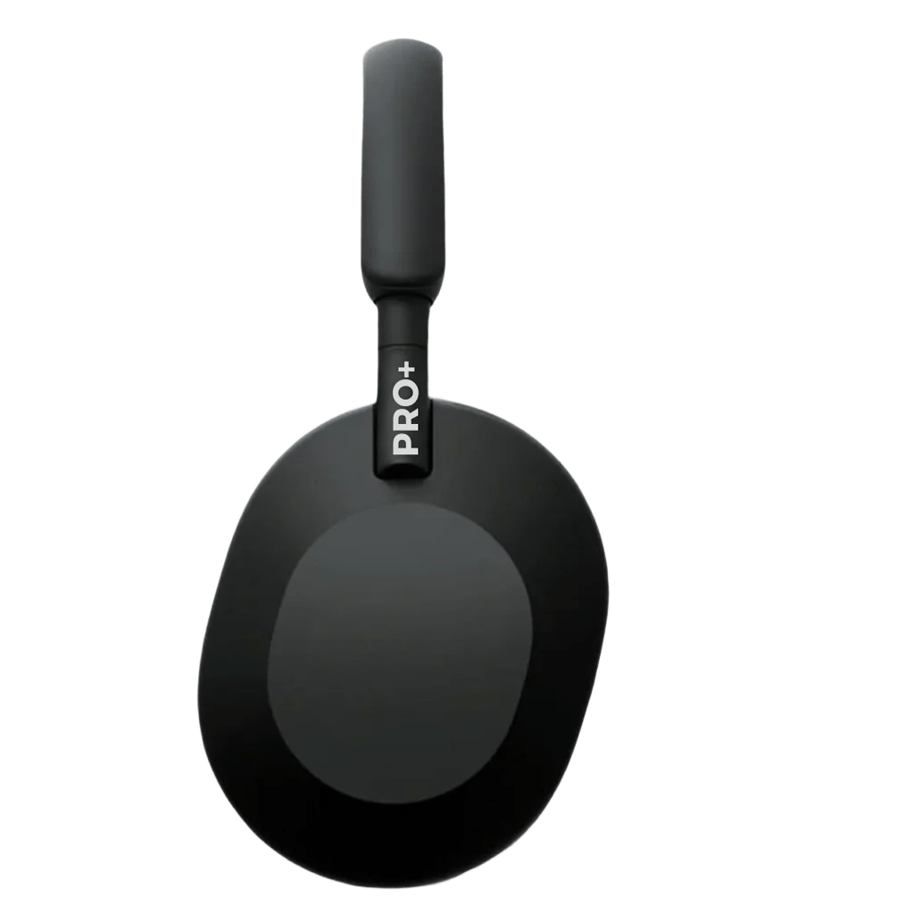 PRO PLUS A1 Best Active Noise Cancelling Wireless Bluetooth Over Ear Headphones with Mic for Clear Calling, up to 40 Hours Battery - BLACK