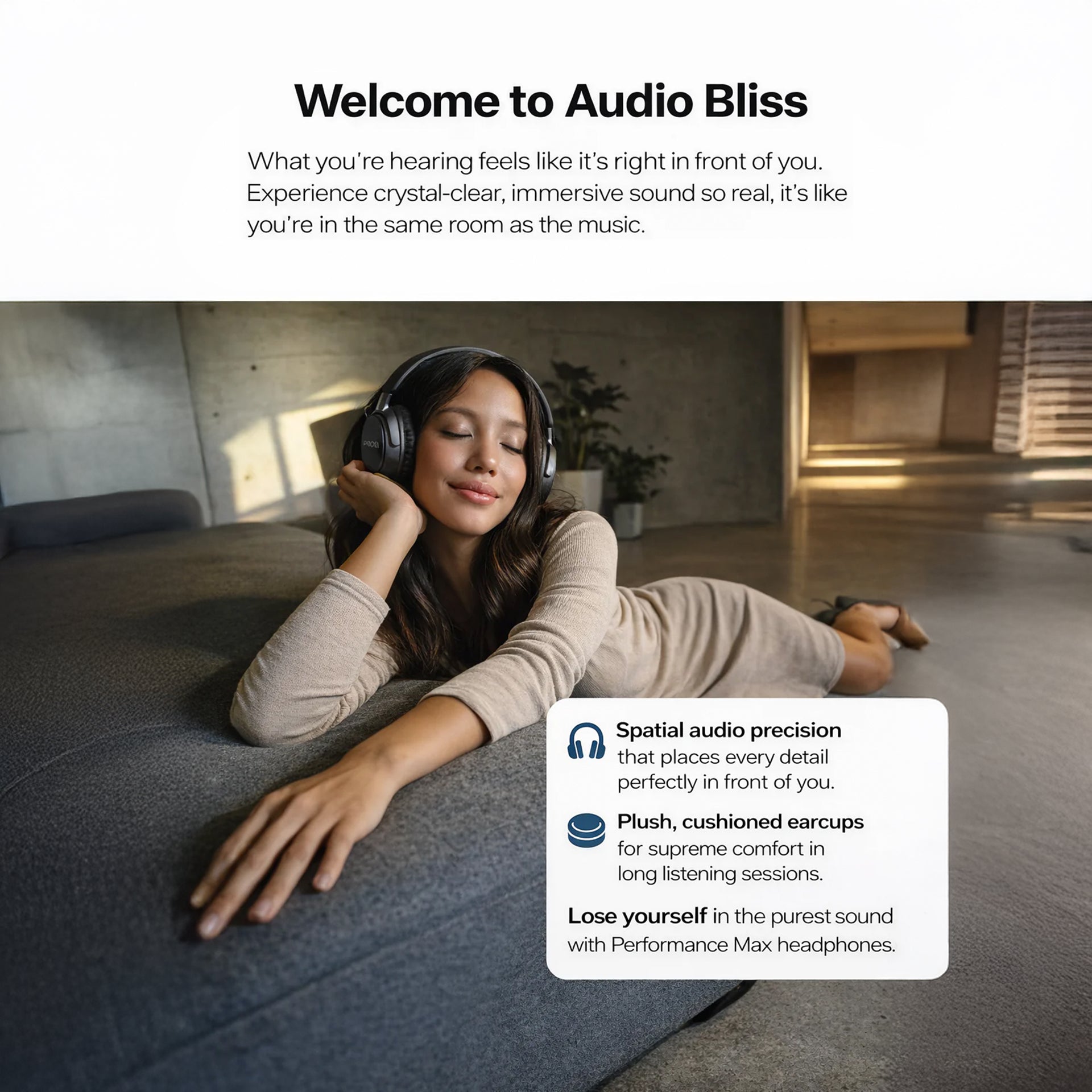 PROMAX Active Noise Cancelling Headphones with Alexa Voice Control | 40H Battery Life | Premium Sound Quality