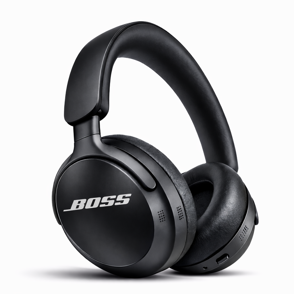 Boss Active Noise Cancelling Headphones with Alexa Voice Control | 40H Battery Life | Premium Sound Quality | Free ANC Earbuds Included