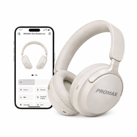 PROMAX ANC Headphones — Immersive Noise Cancellation, Alexa Voice Control, 40-Hour Battery & Complimentary ANC Earbuds