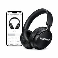 PROMAX ANC Headphones — Immersive Noise Cancellation, Alexa Voice Control, 40-Hour Battery & Complimentary ANC Earbuds