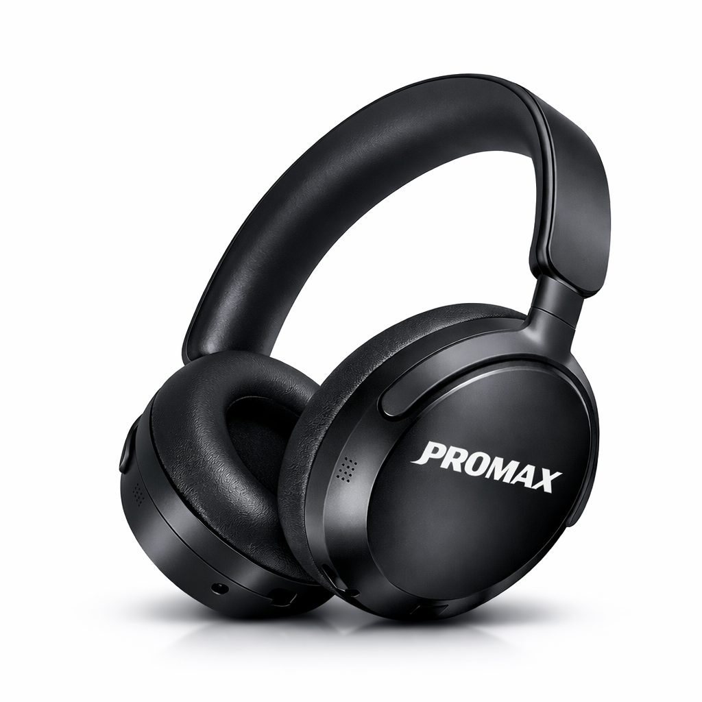 PROMAX ANC Headphones — Immersive Noise Cancellation, Alexa Voice Control, 40-Hour Battery & Complimentary ANC Earbuds