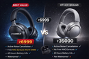 PROMAX ANC Headphones — Immersive Noise Cancellation, Alexa Voice Control, 40-Hour Battery & Complimentary ANC Earbuds