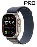 PRO ULTRA-2 GPS  Cellular 49mm Smartwatch, Sports Watch with Natural Titanium Case with Navy-Blue Trail Loop - M/L. Fitness Tracker, Precision GPS, Action Button