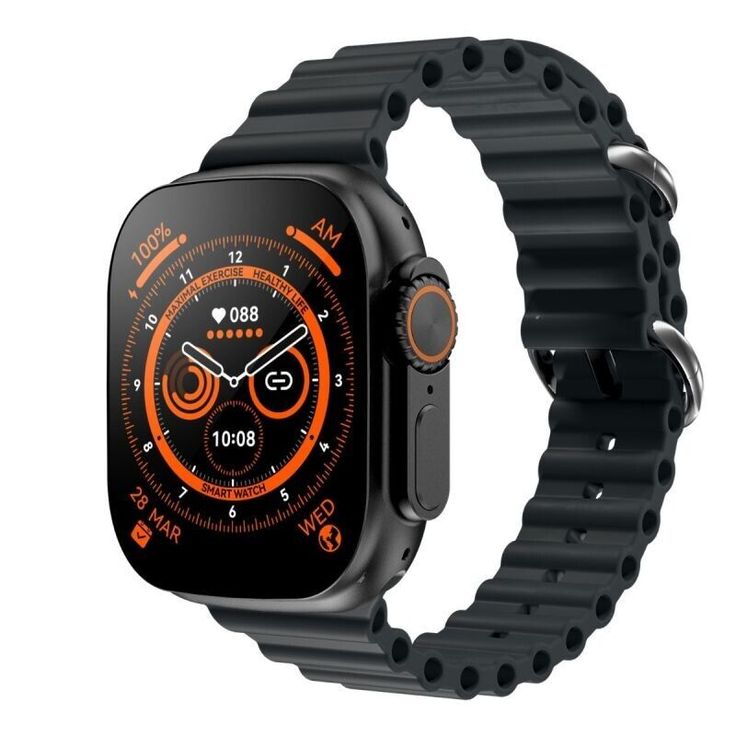 PRO ULTRA-2 49mm Smartwatch (GPS + Cellular) – Fitness Tracker with Action Button + FREE ANC Earbuds