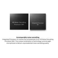 PRO PLUS A1 Best Active Noise Cancelling Wireless Bluetooth Over Ear Headphones with Mic for Clear Calling, up to 40 Hours Battery - BLACK