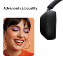PRO PLUS A1 Best Active Noise Cancelling Wireless Bluetooth Over Ear Headphones with Mic for Clear Calling, up to 40 Hours Battery - BLACK