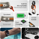 PRO PLUS Maxx Smartwatch 49mm | Bluetooth Calling, 1.95” HD Display, Sports & Fitness Tracker, Waterproof, Long Battery Backup, for Men & Women