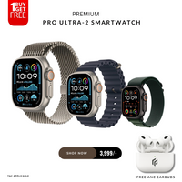 PRO ULTRA-2 49mm Smartwatch (GPS + Cellular) – Fitness Tracker with Action Button + FREE ANC Earbuds